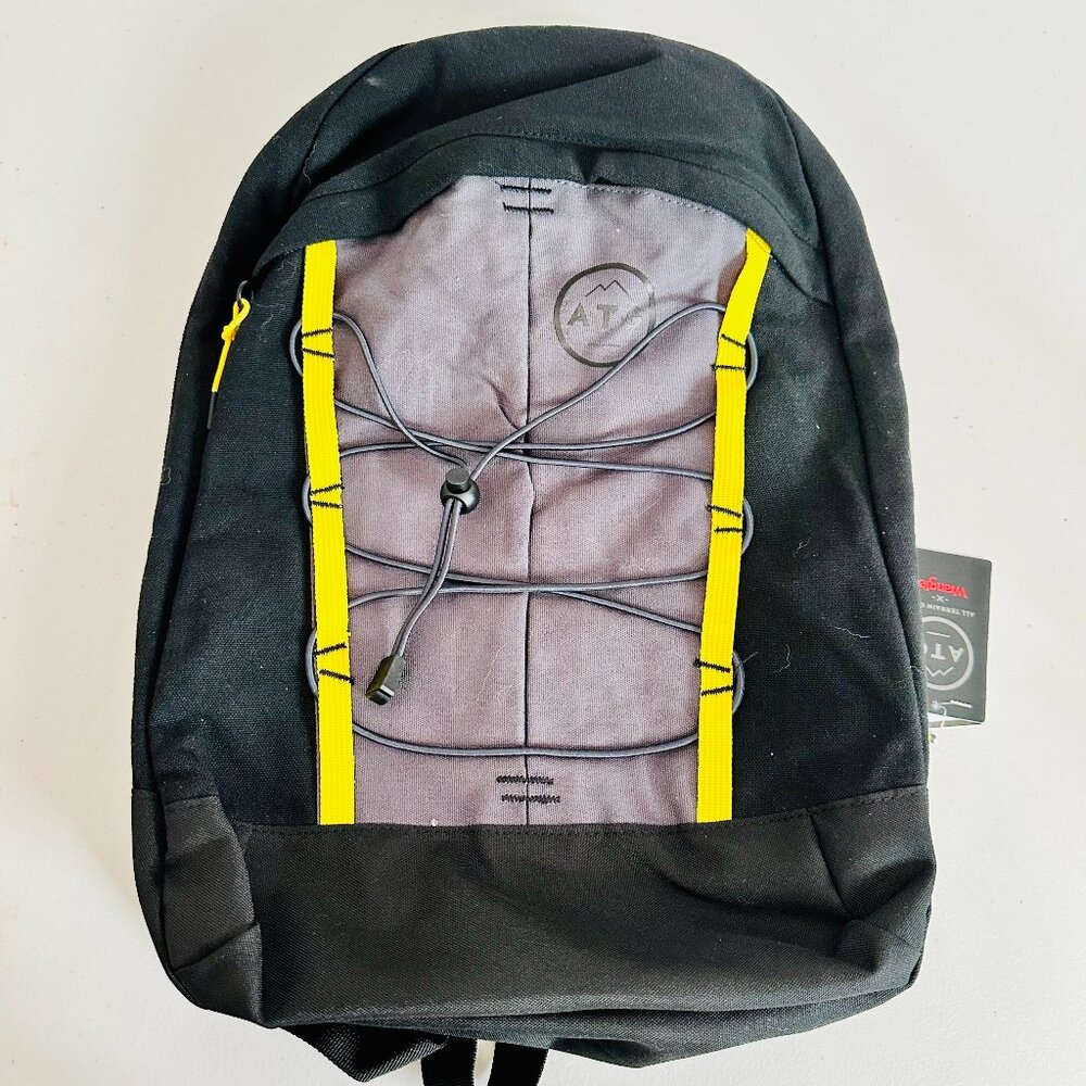 WRANGLER ATG ALL TERRAIN GEAR PINNACLE ZIP-AROUND BLACK BACKPACK UNISEX